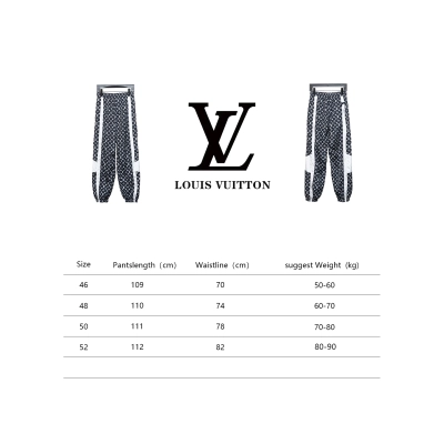 Louis Vuitton 24Fw Colorblock Monogram Sports Pants 02