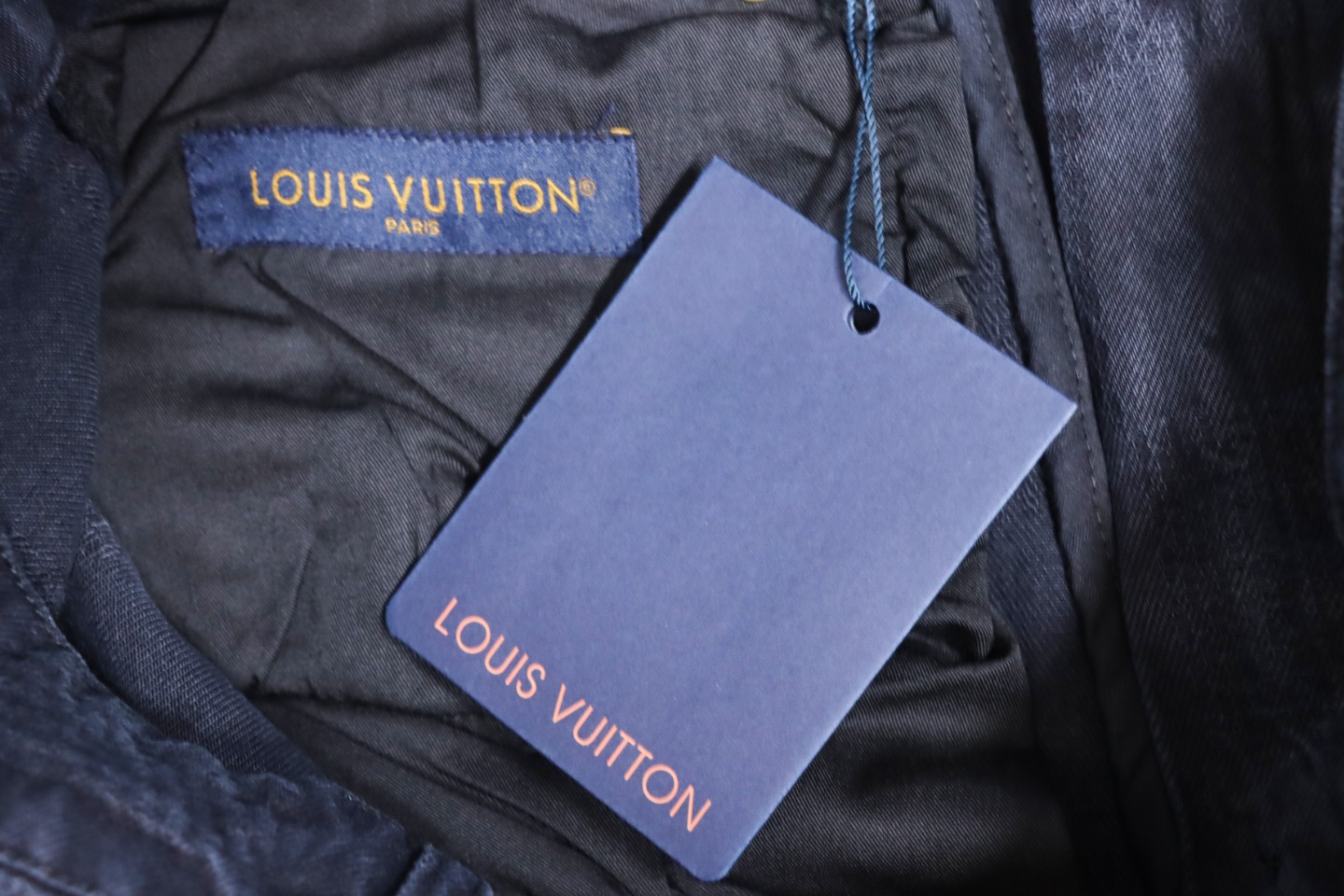 Louis Vuitton 24Fw Dark Checkerboard Denim Pants