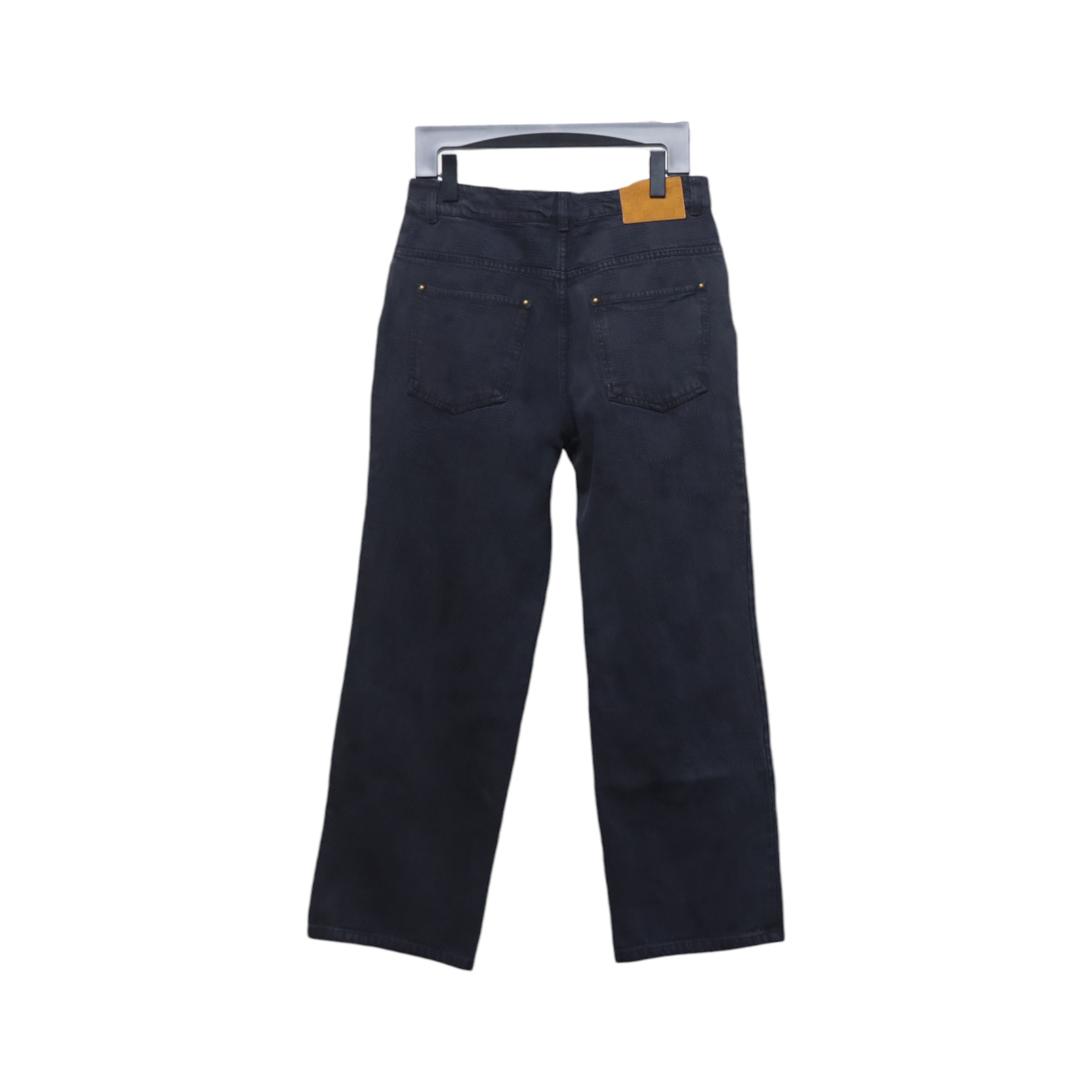 Louis Vuitton 24Fw Dark Checkerboard Denim Pants