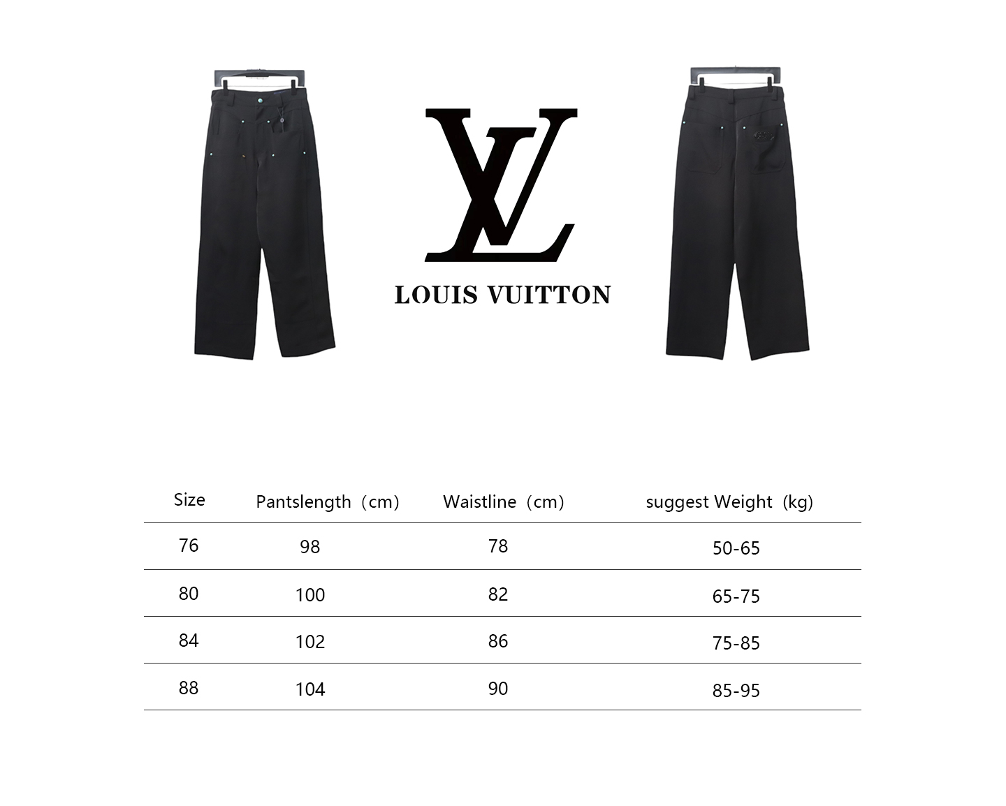 Louis Vuitton 24FW Turquoise Wool Trousers