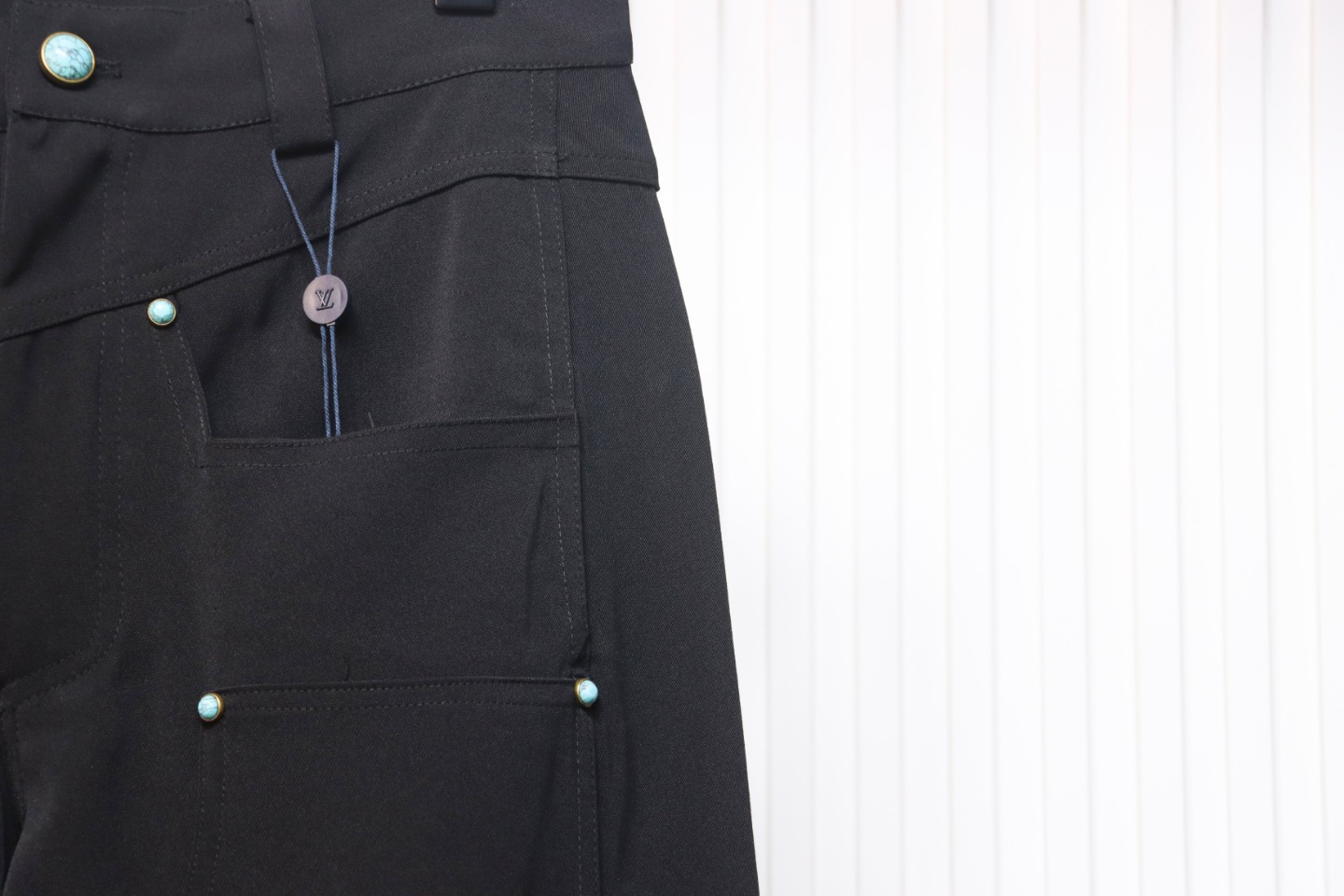 Louis Vuitton 24FW Turquoise Wool Trousers