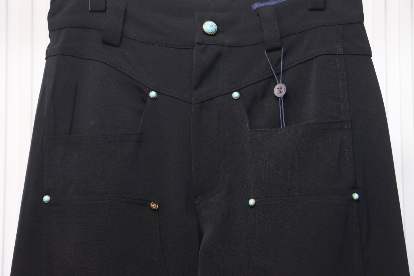 Louis Vuitton 24FW Turquoise Wool Trousers