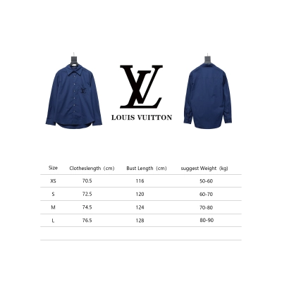 Louis Vuitton 24SS Belt Monogram Embroidery Long Sleeve Shirt 02