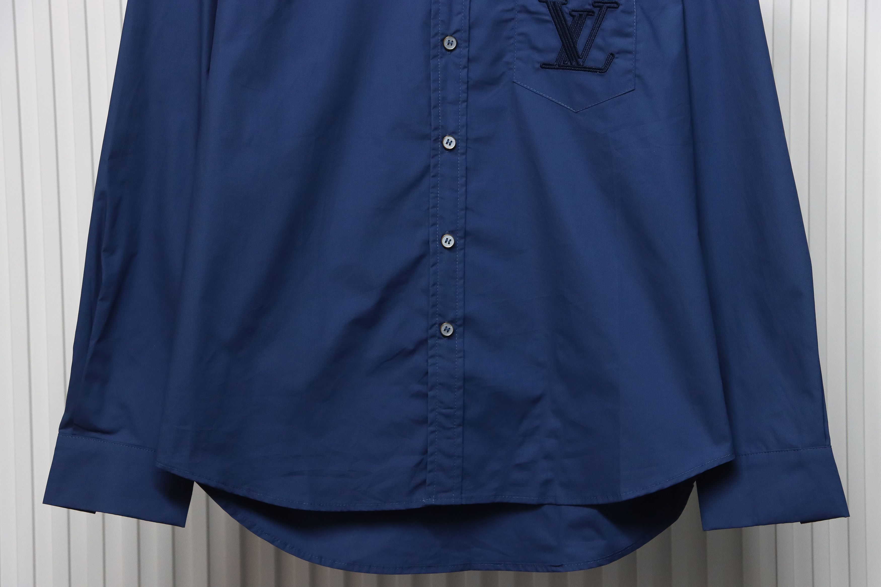 Louis Vuitton 24SS Belt Monogram Embroidery Long Sleeve Shirt