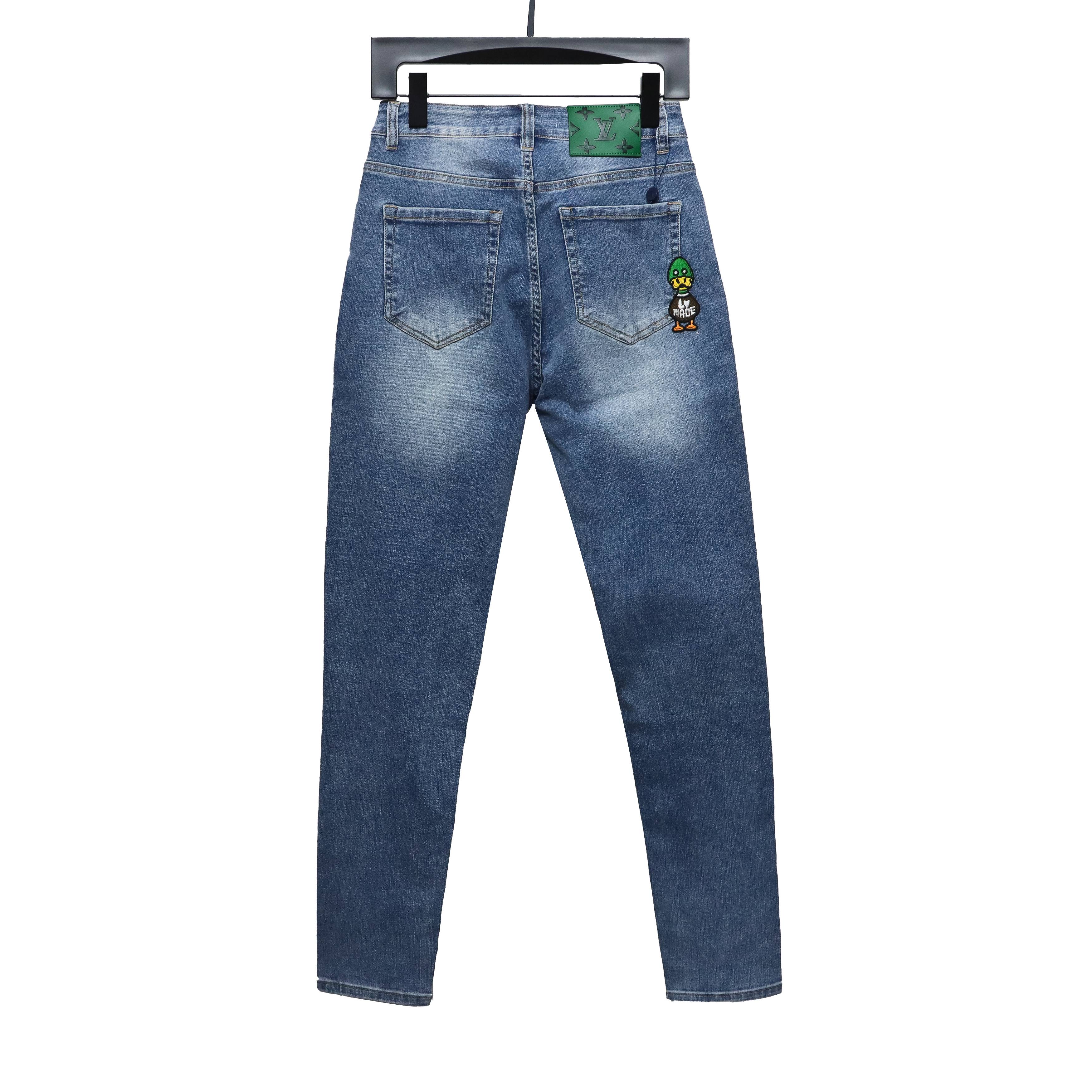 Louis Vuitton 24SS Duck Patch Embroidered Jeans