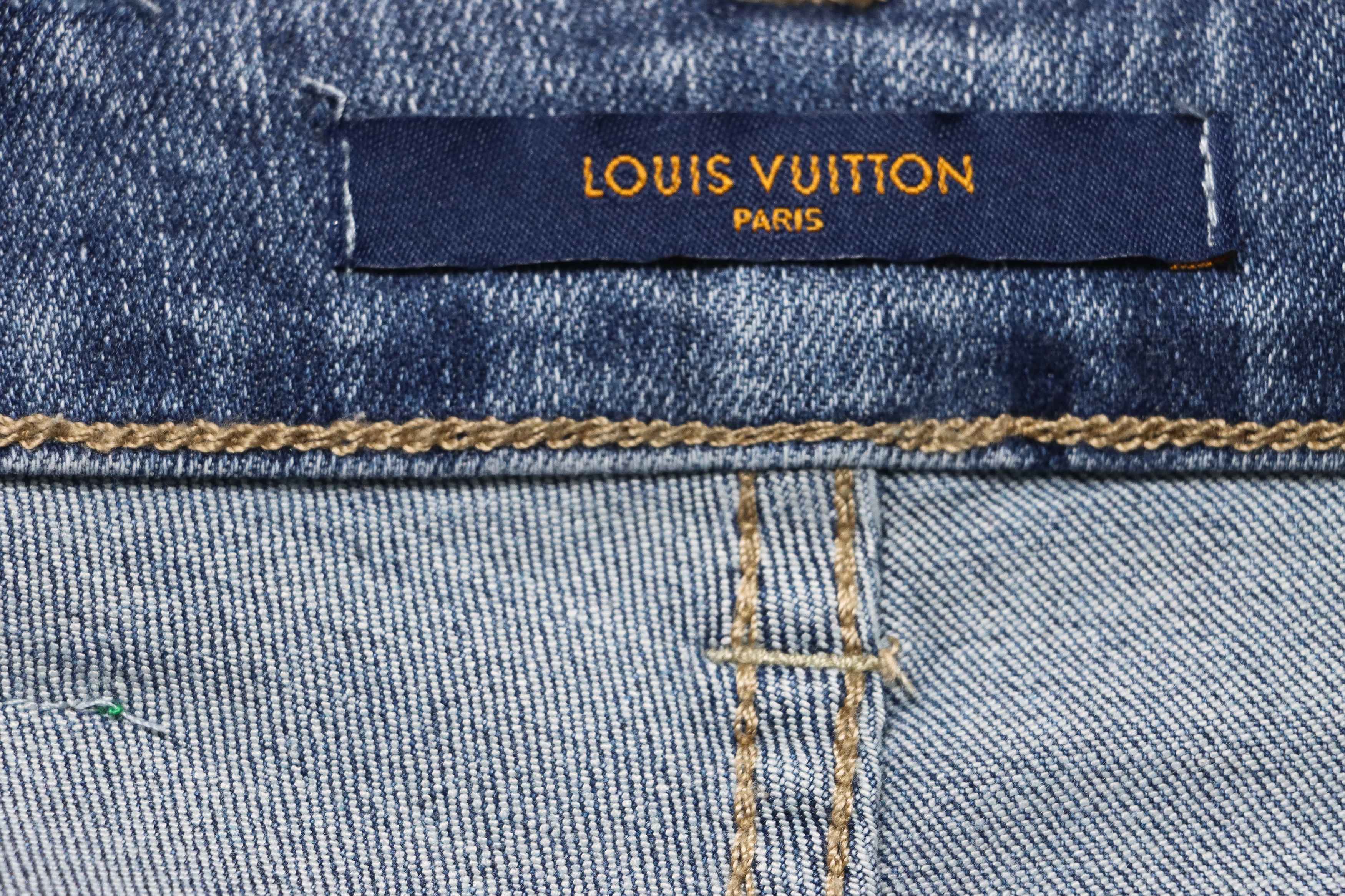 Louis Vuitton 24SS Duck Patch Embroidered Jeans