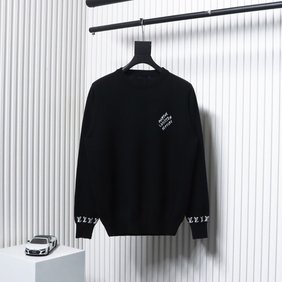 Louis Vuitton 24SS Lettering Long Sleeve Round Neck Sweater