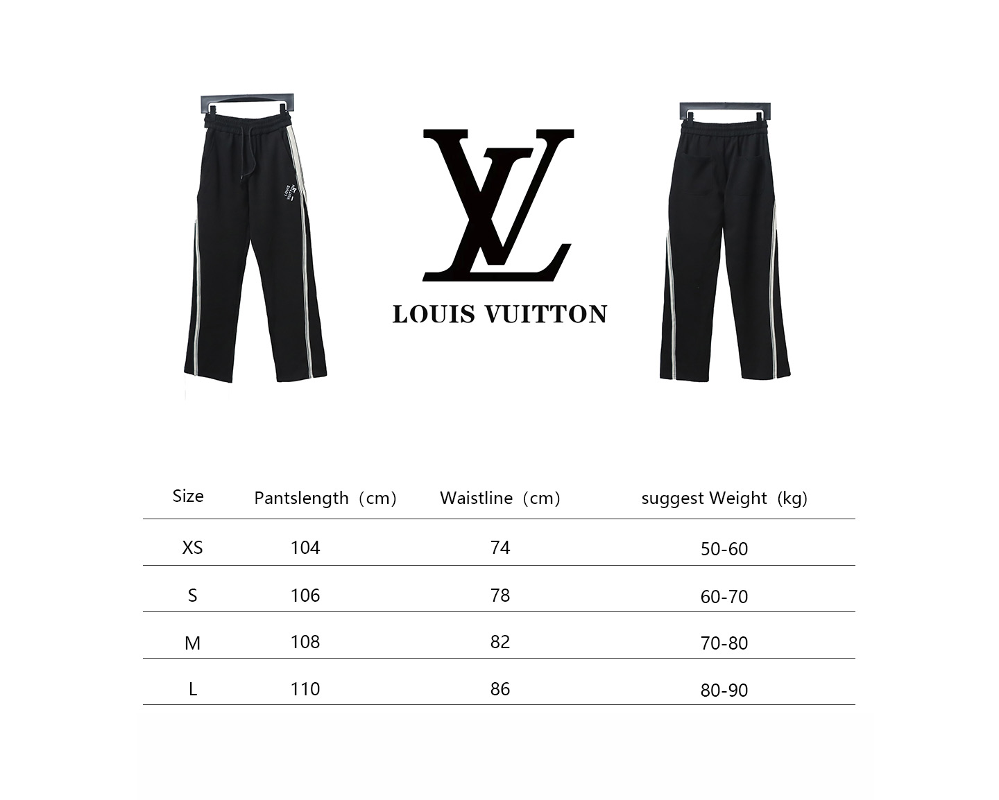 Louis Vuitton 24ss Safety Pin Wide Leg Trousers