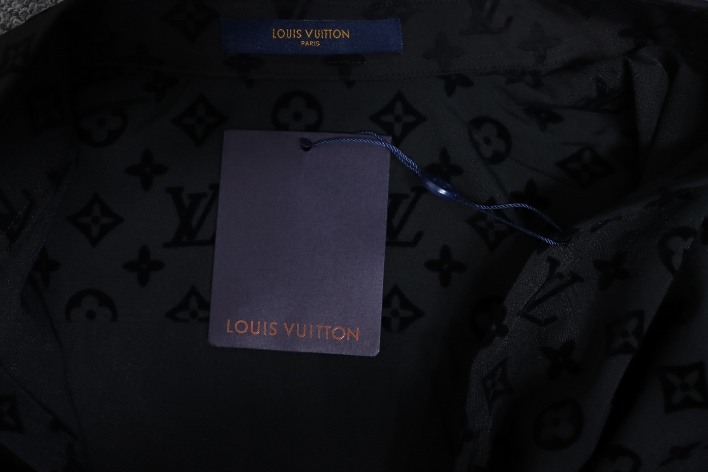 Louis Vuitton All-Over Logo Flocked Shirt