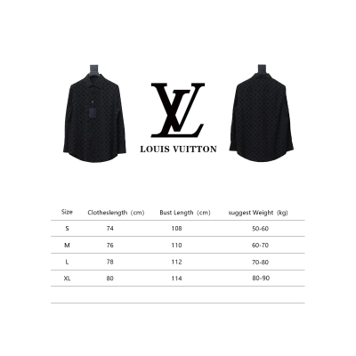 Louis Vuitton All-Over Logo Flocked Shirt 02