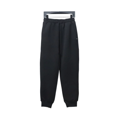 Louis Vuitton Black Jacquard Classic Logo Sweatpants 01