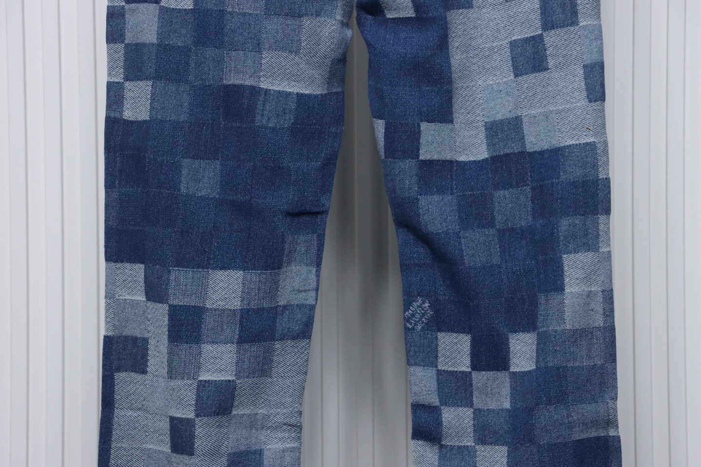 Louis Vuitton Blurred Mosaic Checkerboard Jeans