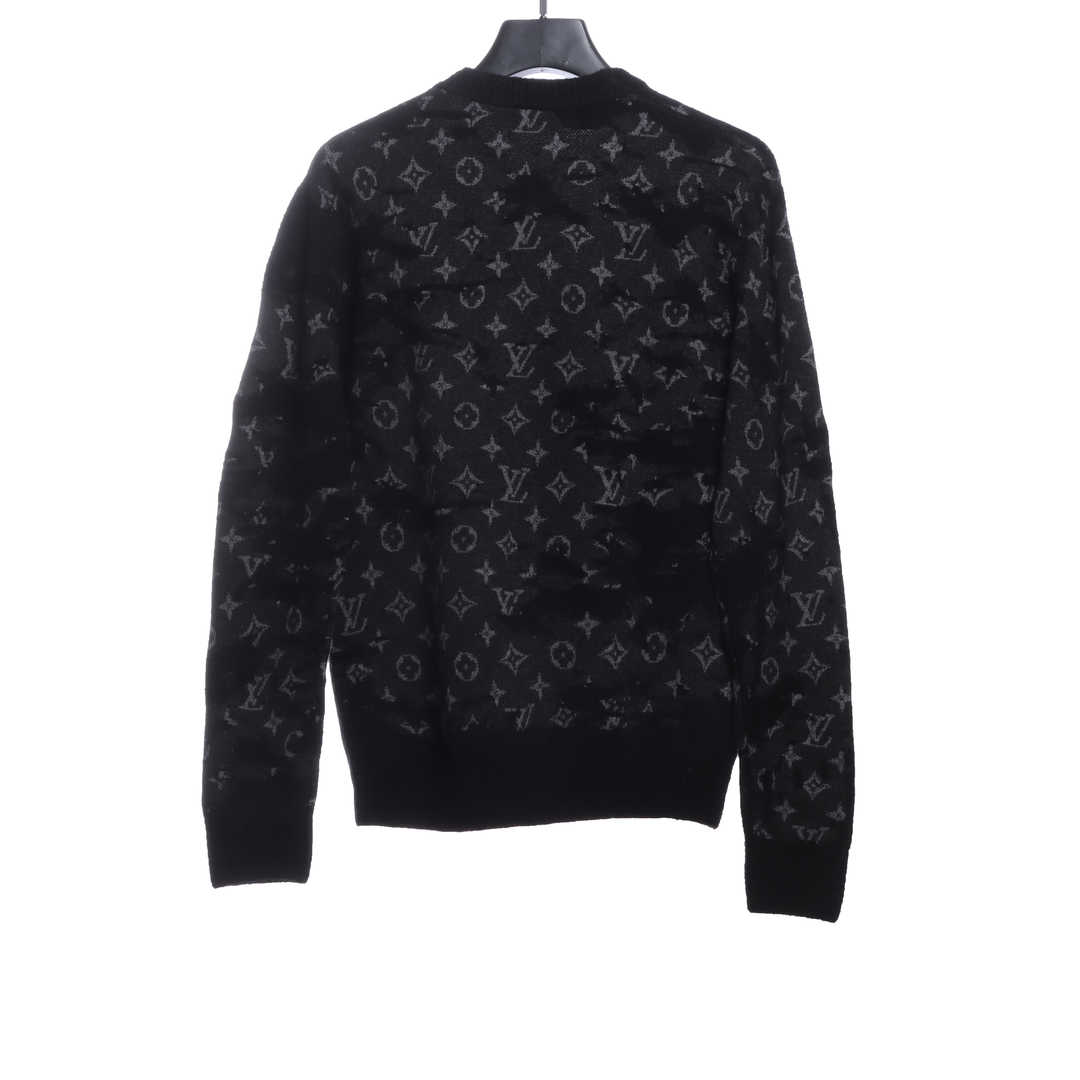 Louis Vuitton Camouflage Jacquard Sweater