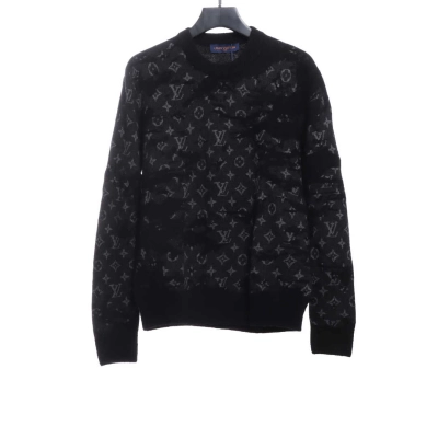 Louis Vuitton Camouflage Jacquard Sweater 01