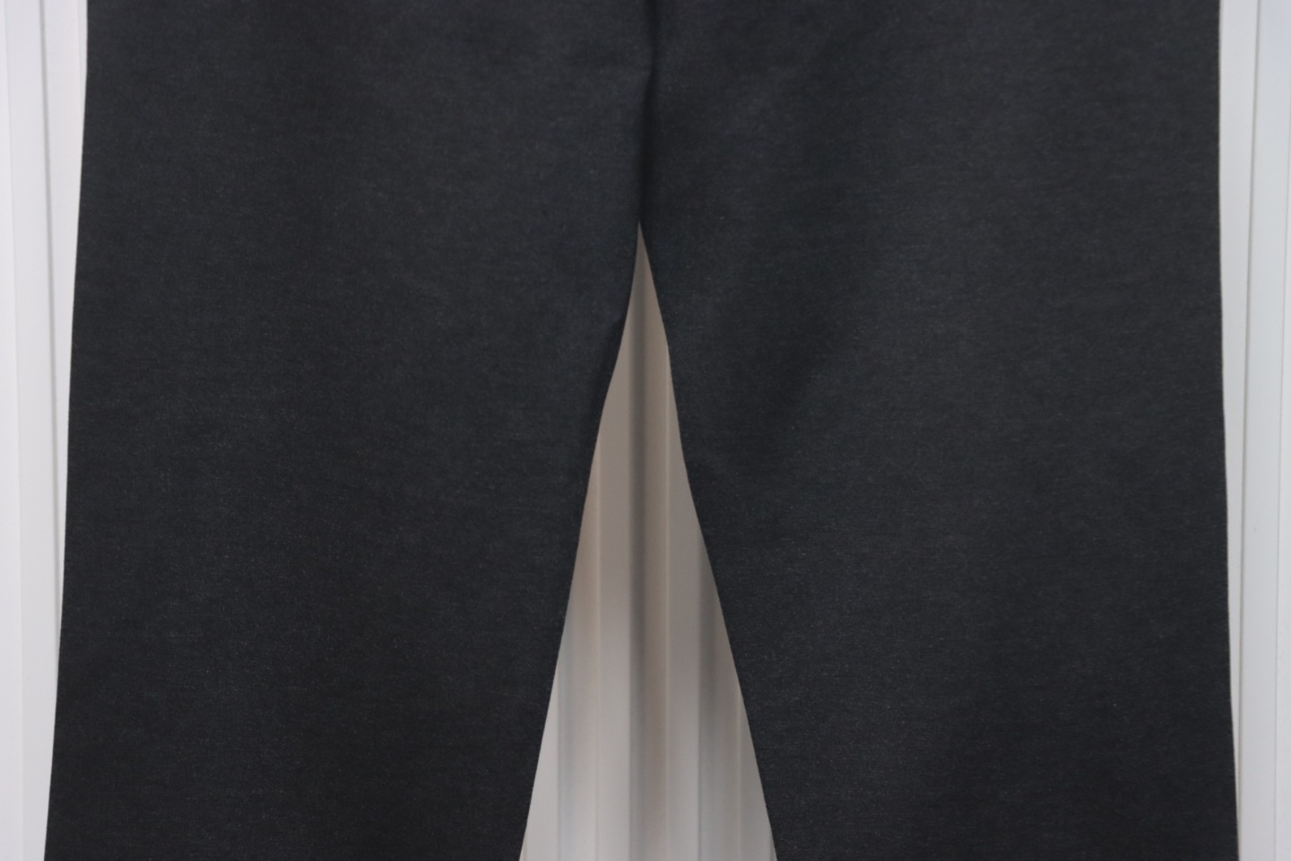 Louis Vuitton Catwalk Style Embroidered Logo Trousers Dark Grey