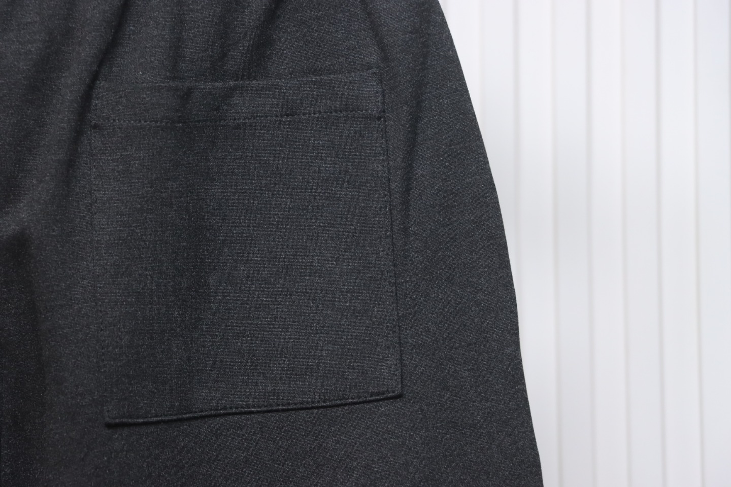 Louis Vuitton Catwalk Style Embroidered Logo Trousers Dark Grey