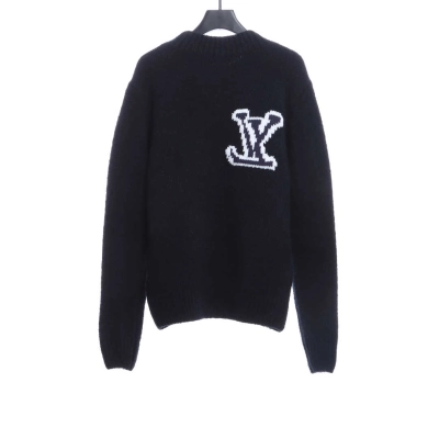 Louis Vuitton Classic LOGO Sweater Black 02