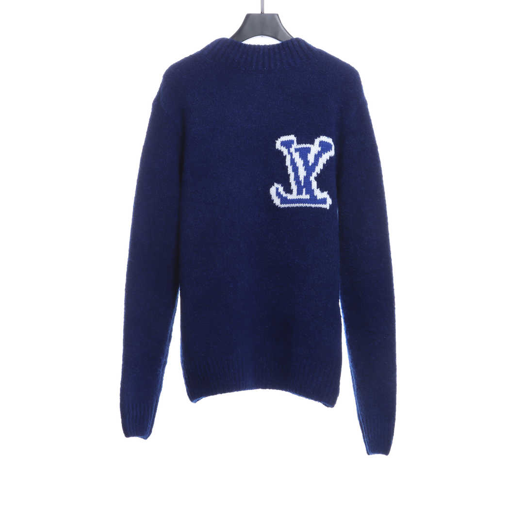 Louis Vuitton Classic LOGO Sweater Blue