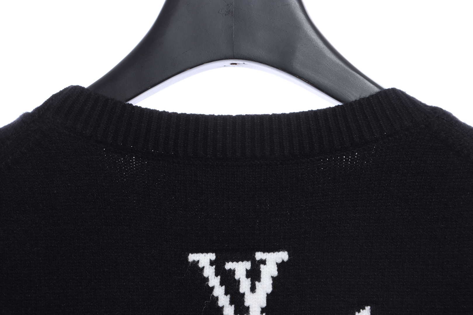 Louis Vuitton Clock Intarsia Sweater Black