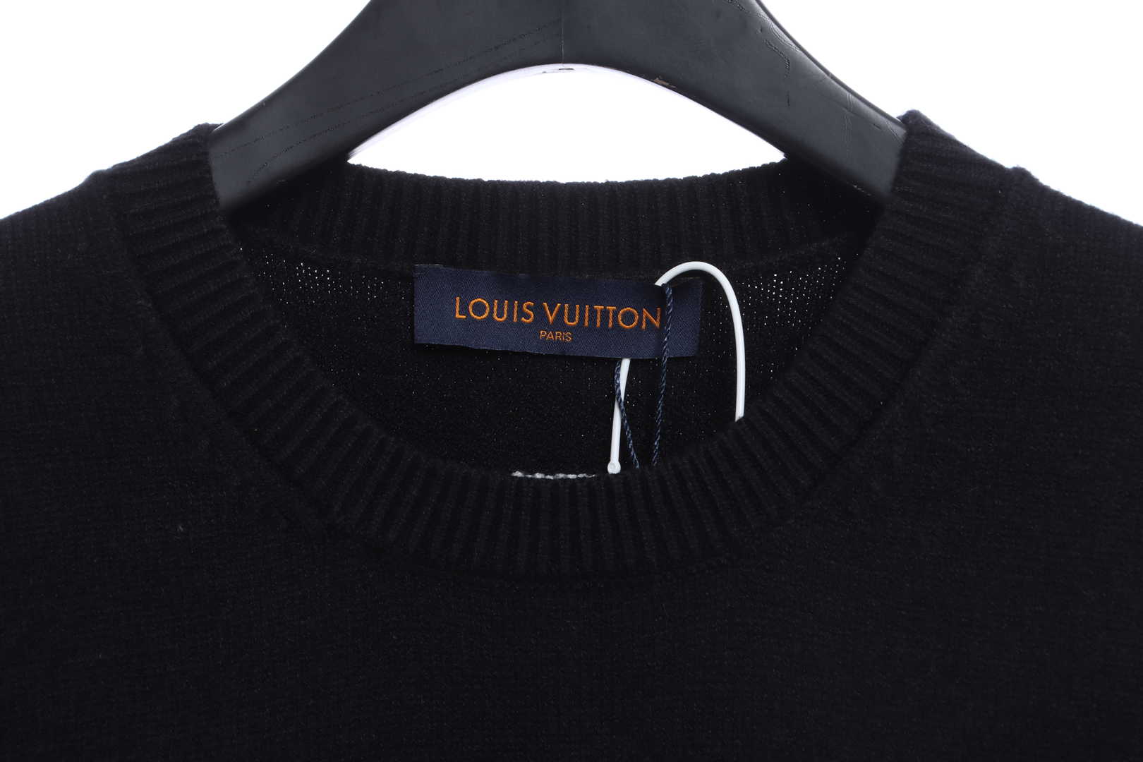 Louis Vuitton Clock Intarsia Sweater Black