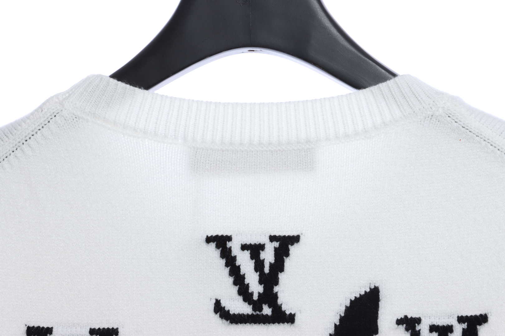 Louis Vuitton Clock Intarsia Sweater White