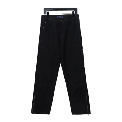 Louis Vuitton Denim Embossed Jeans Black 01