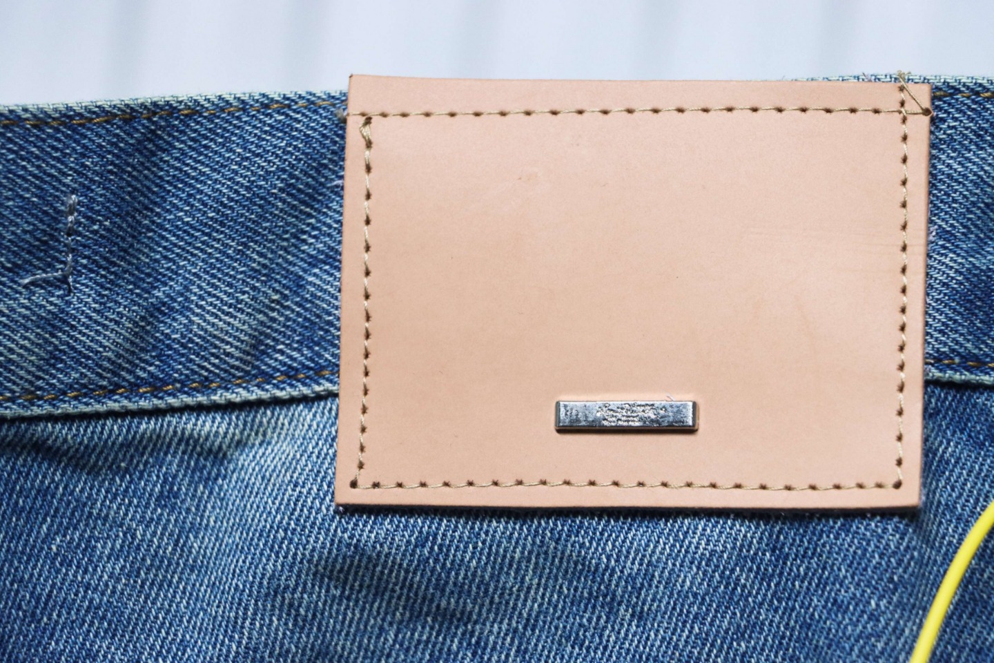 Louis Vuitton Denim Embossed Jeans Blue
