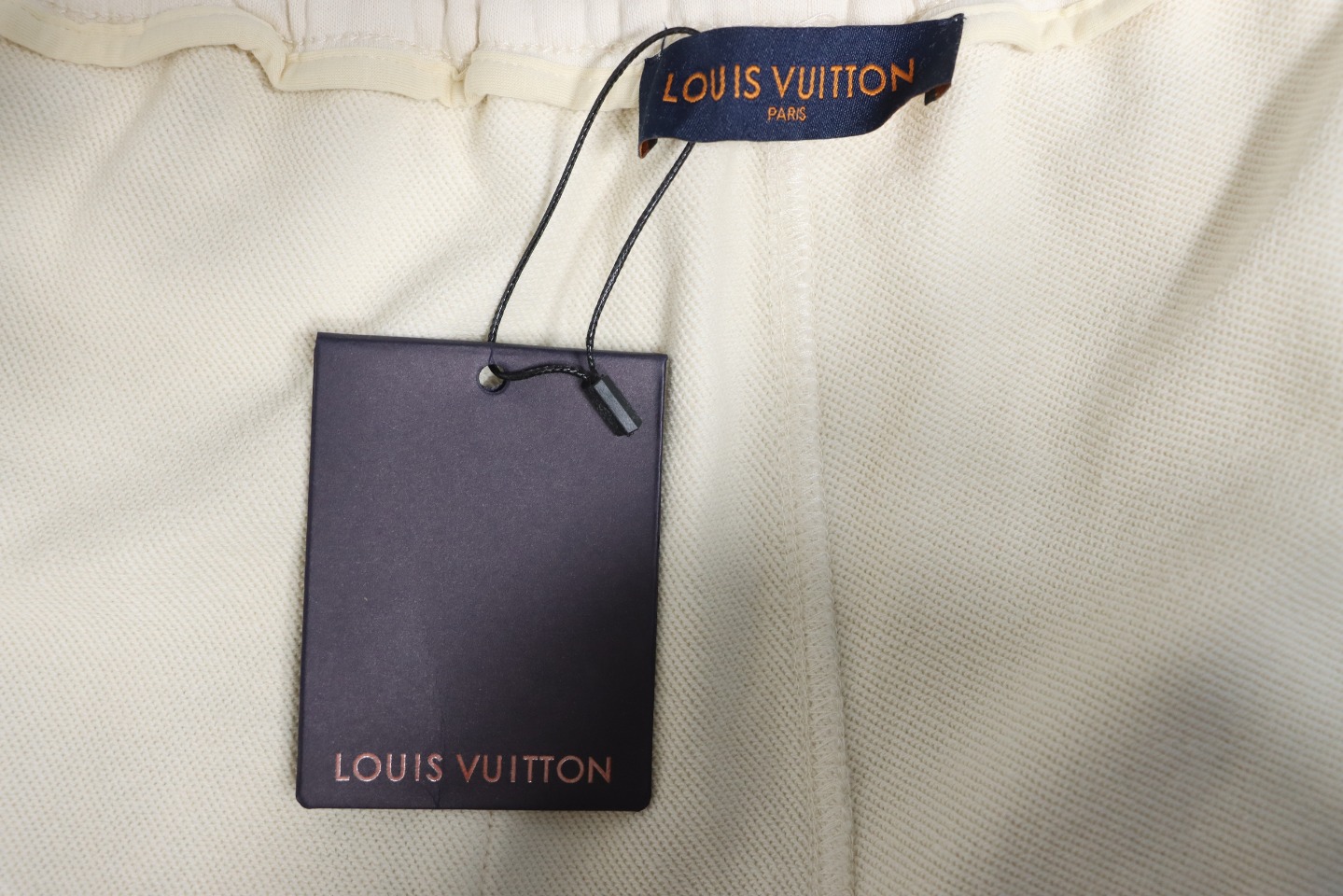 Louis Vuitton Embroidered Lettering Back Pocket Logo Trousers White