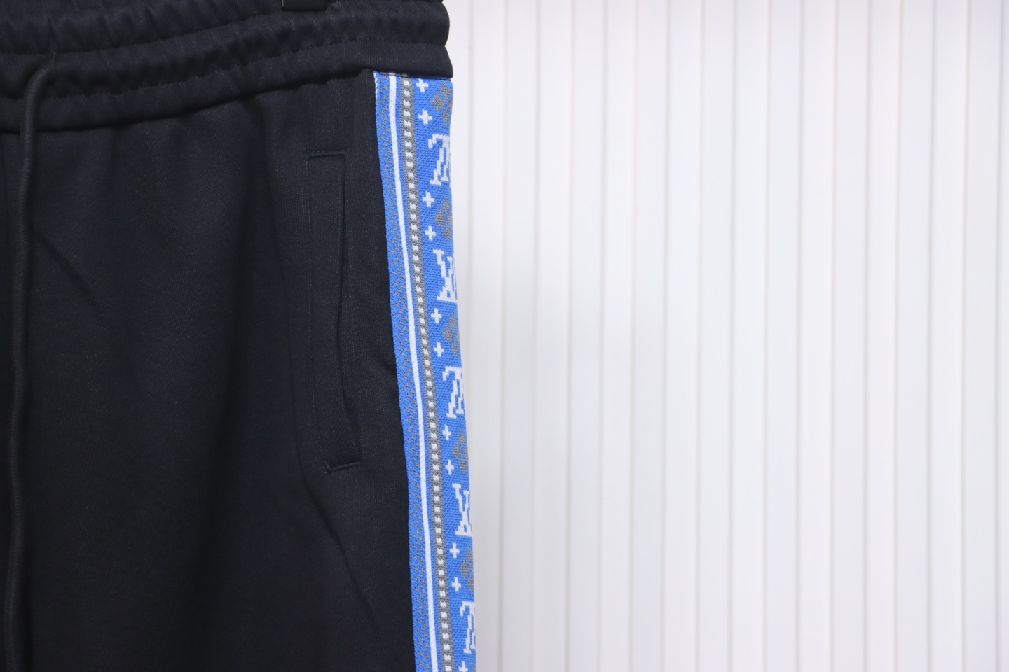 Louis Vuitton Fair Isle Blue Web Stripe Tracksuit Pants