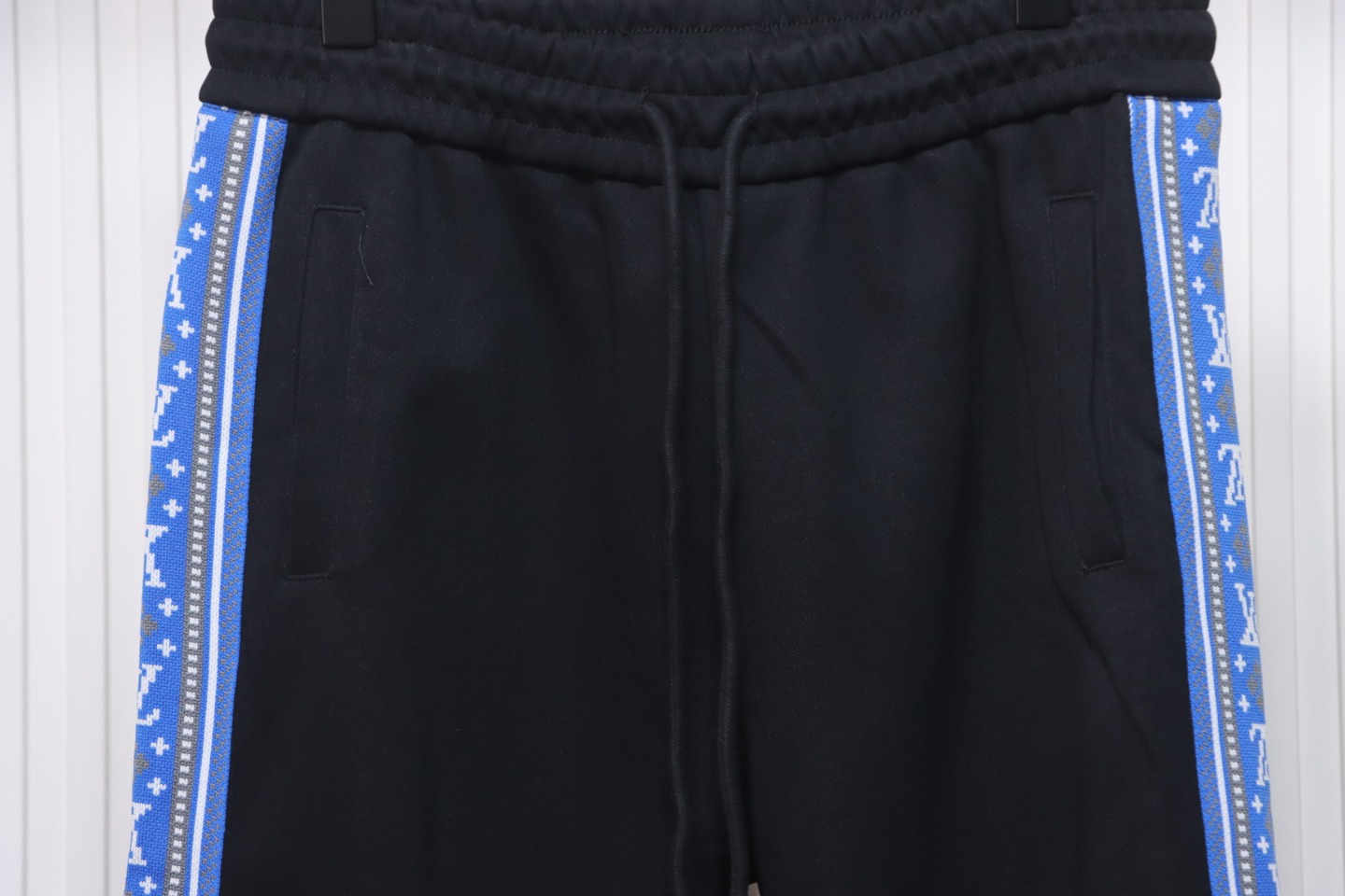 Louis Vuitton Fair Isle Blue Web Stripe Tracksuit Pants