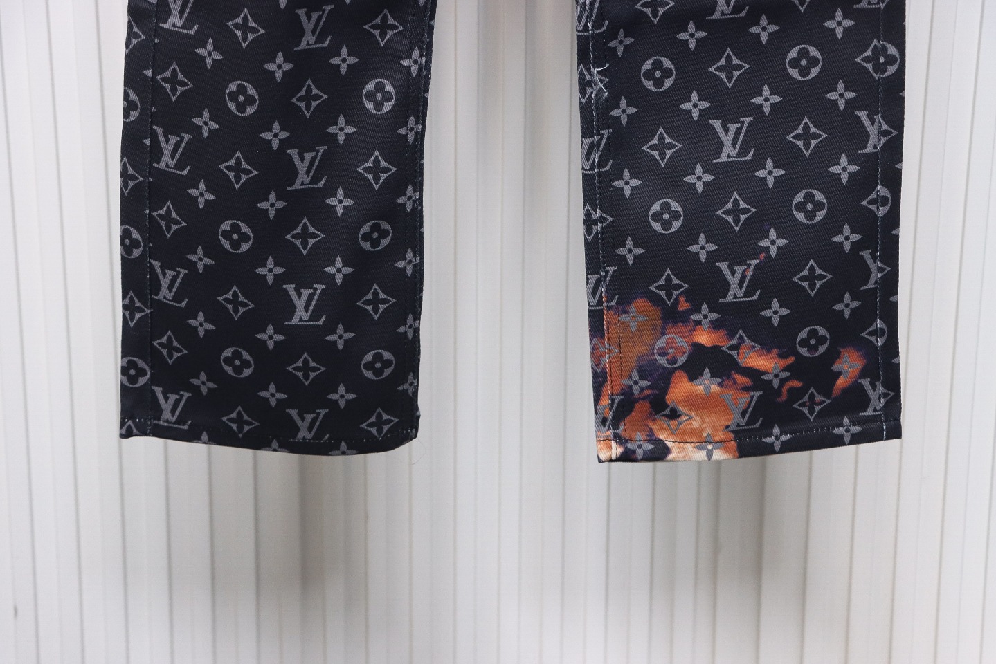Louis Vuitton Fire Cloud Dye Denim Pants