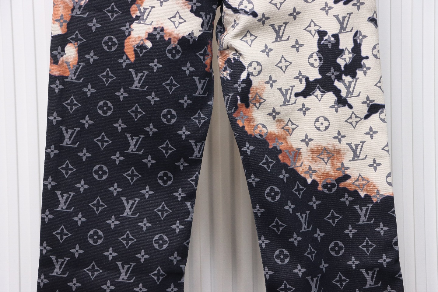 Louis Vuitton Fire Cloud Dye Denim Pants