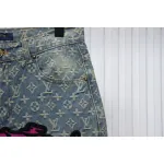 Louis Vuitton Graffiti Gradient Embroidered Jeans