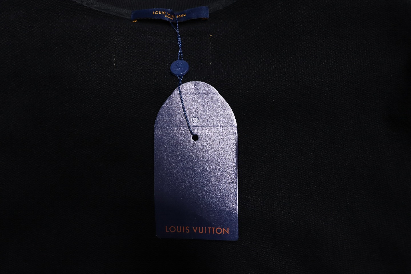 Louis Vuitton Limited Slogan V Letter Long Sleeve Black