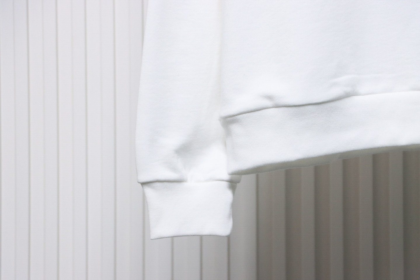 Louis Vuitton Limited Slogan V Letter Long Sleeve White