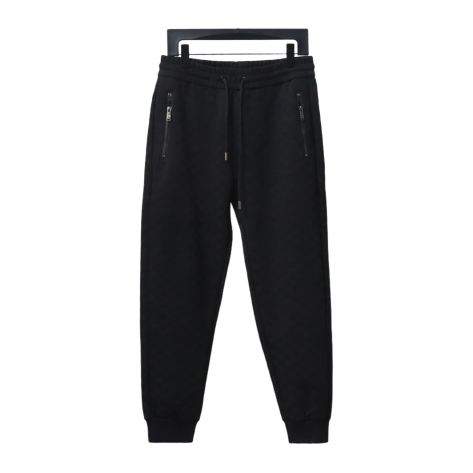 Louis Vuitton Logo Checkerboard Pocket Zip Trousers