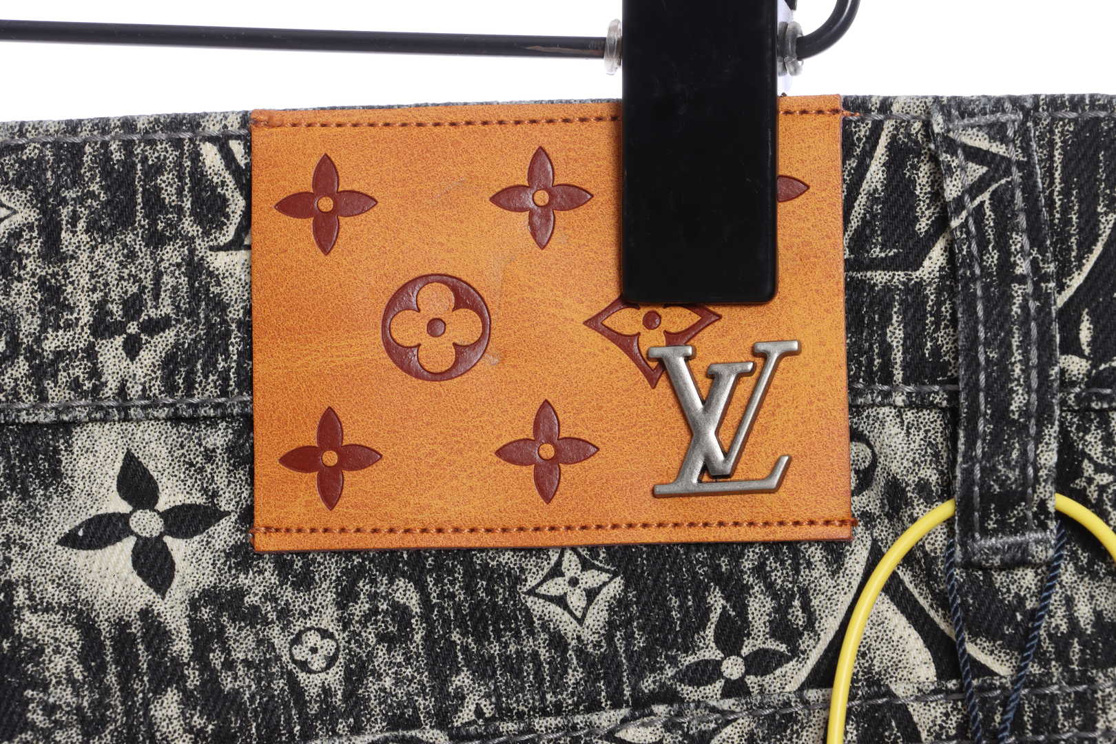 Louis Vuitton Monogram Vintage Embossed Denim Trousers