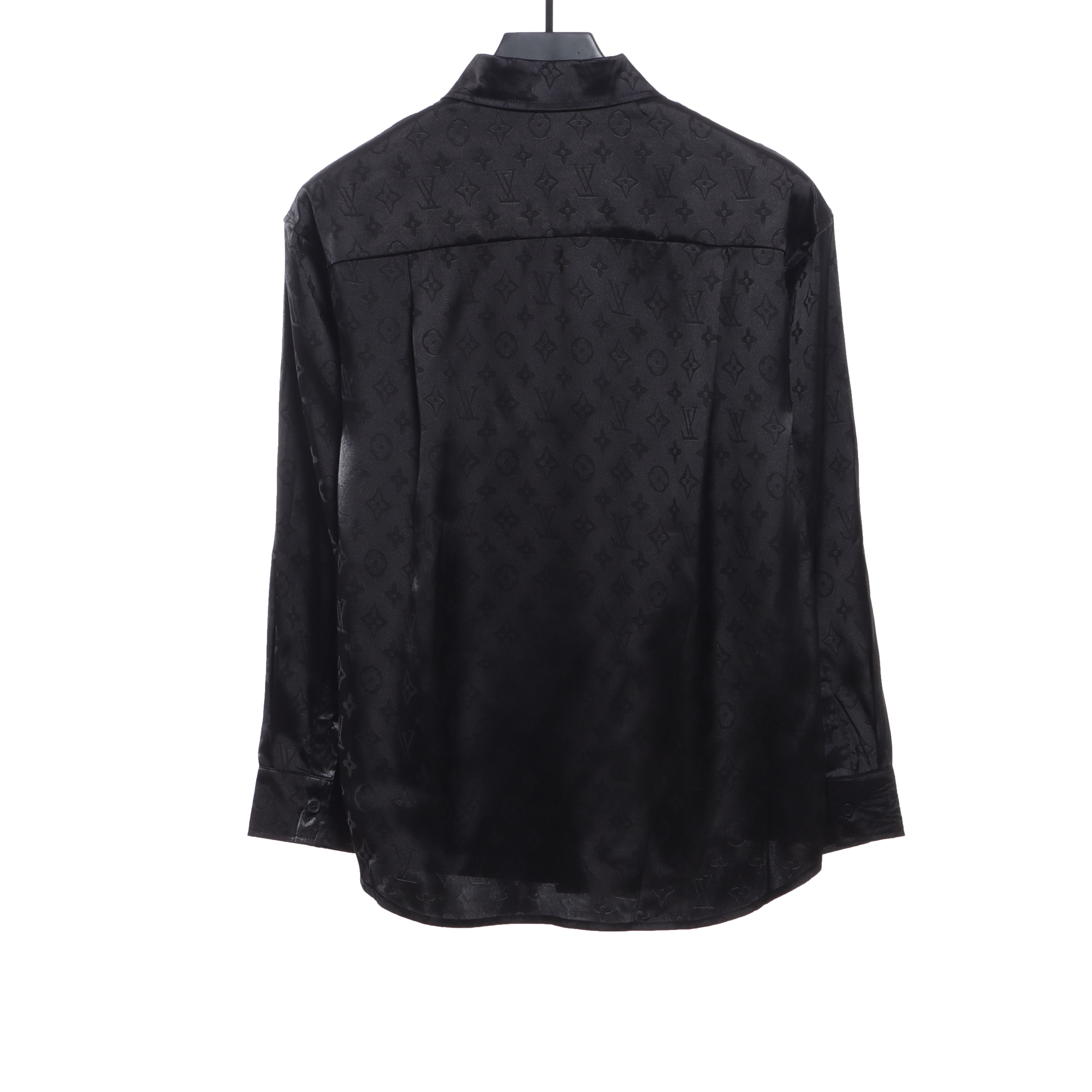 Louis Vuitton Presbyopic Dark Pattern All Over Printed Shirt Black