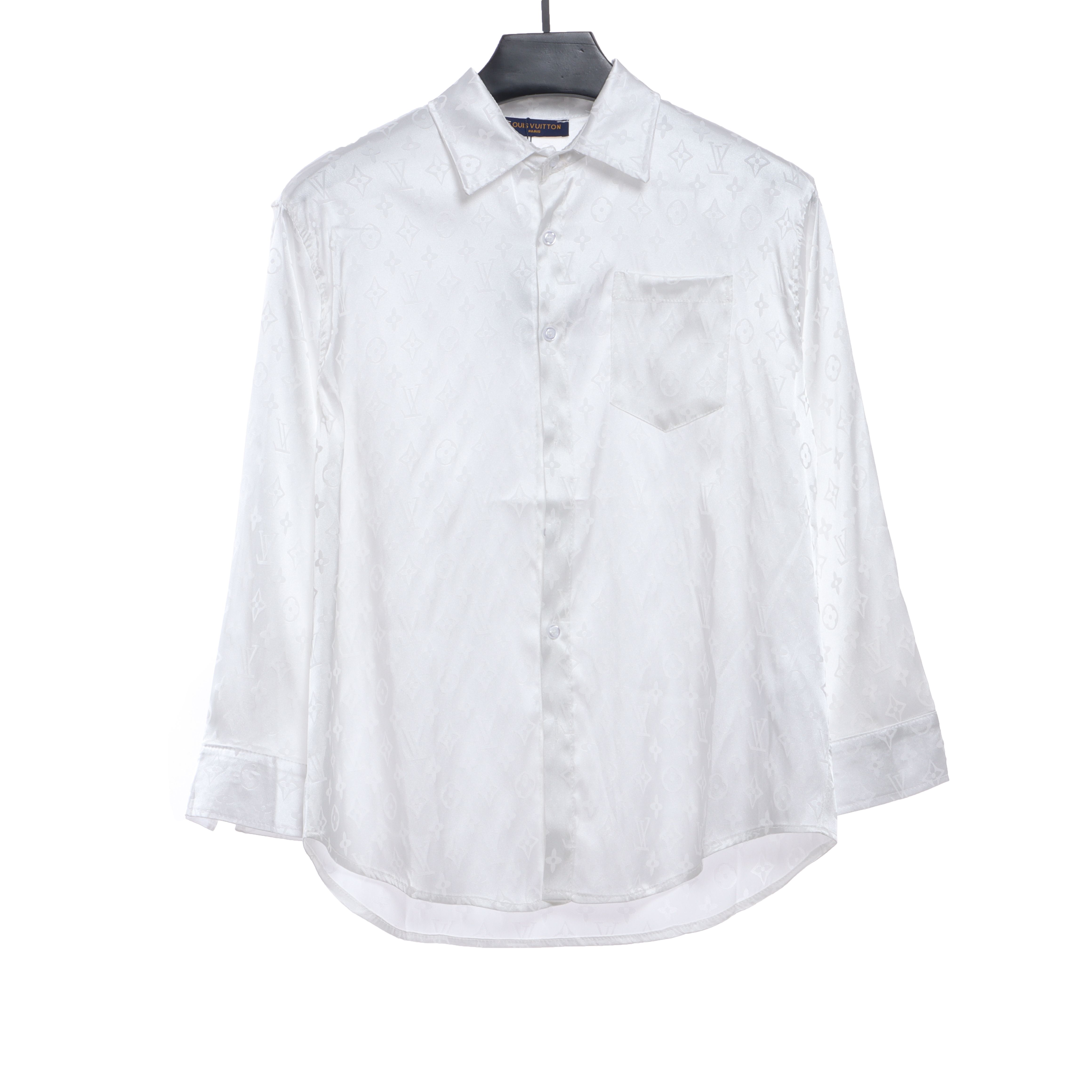 Louis Vuitton Presbyopic Dark Pattern All Over Printed Shirt White