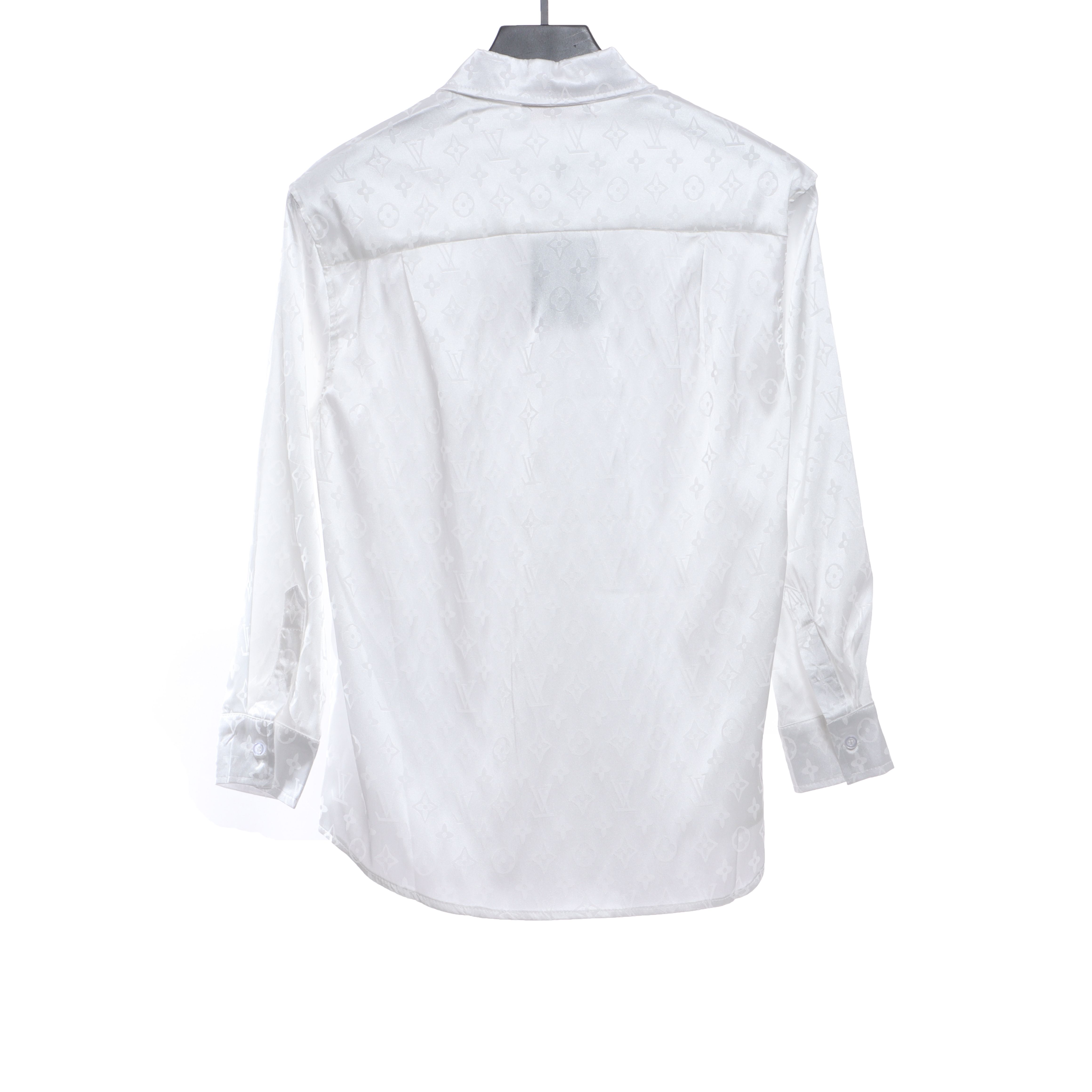 Louis Vuitton Presbyopic Dark Pattern All Over Printed Shirt White