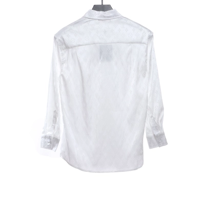 Louis Vuitton Presbyopic Dark Pattern All Over Printed Shirt White 02