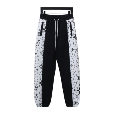 Louis Vuitton Side Monogram Logo Patchwork Trousers 01