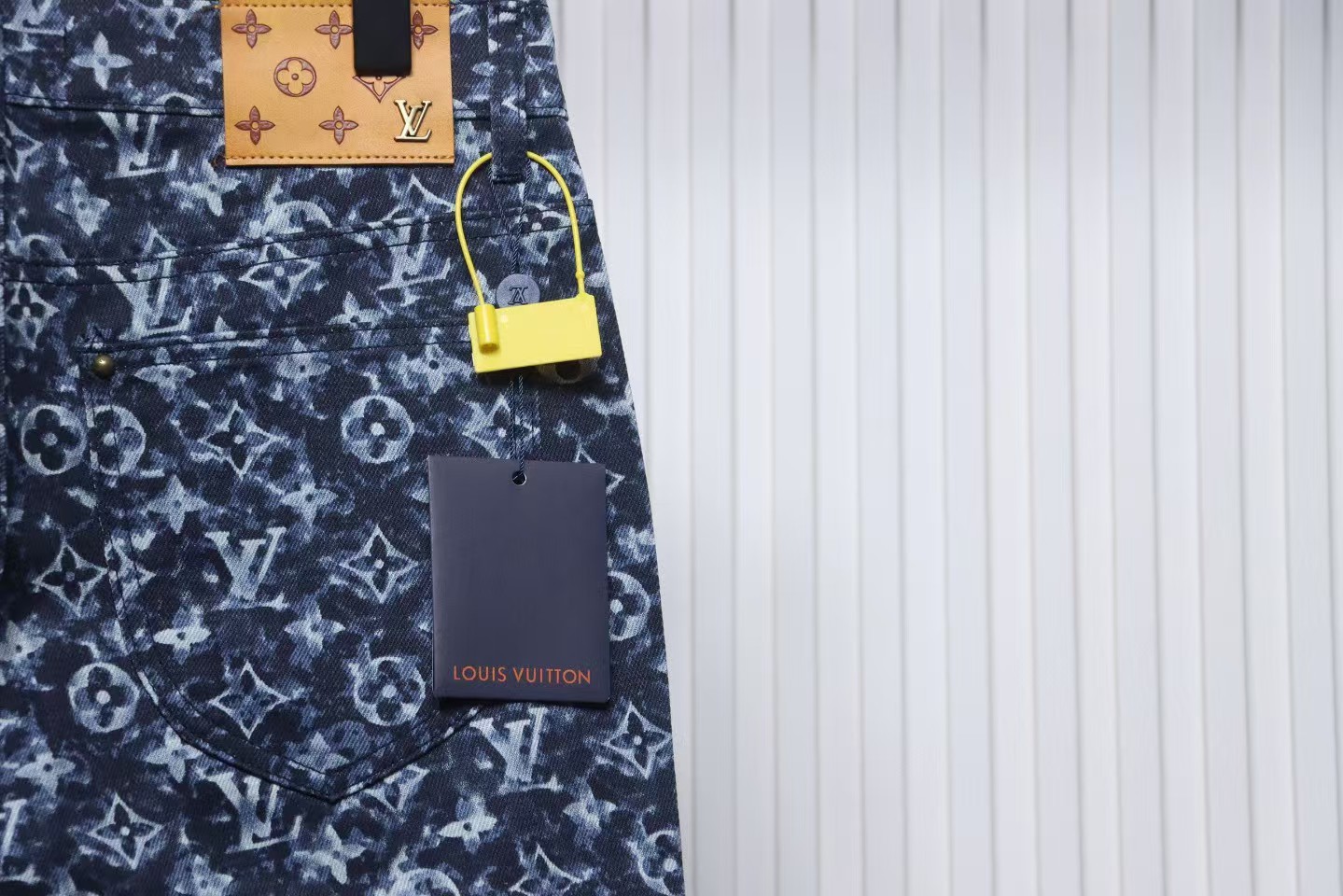 Louis Vuitton Tie-Dye Polka Dot Denim Pants