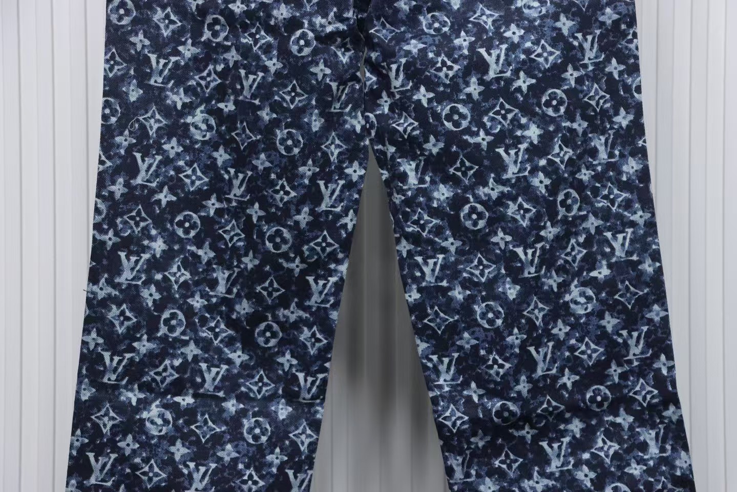 Louis Vuitton Tie-Dye Polka Dot Denim Pants