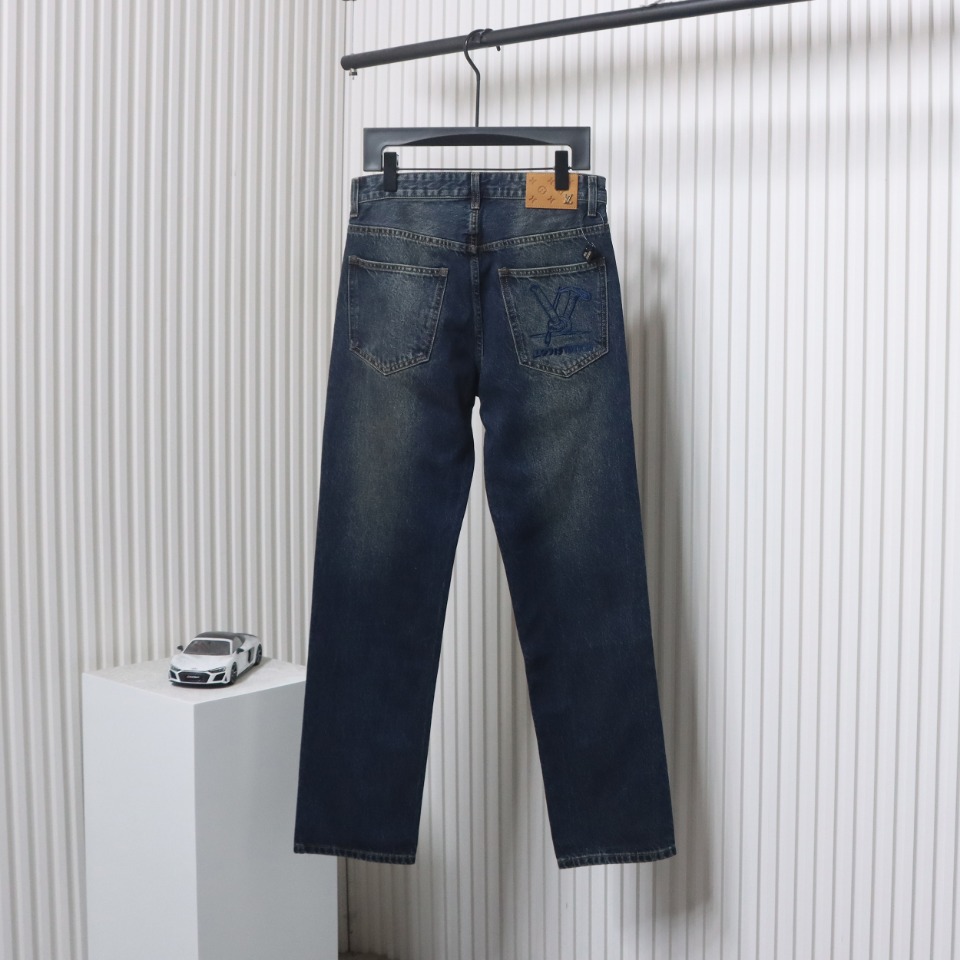 Louis Vuitton Tool Embroidery Jeans