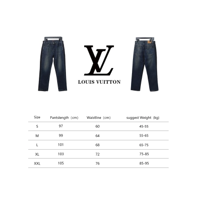 Louis Vuitton Tool Embroidery Jeans 02