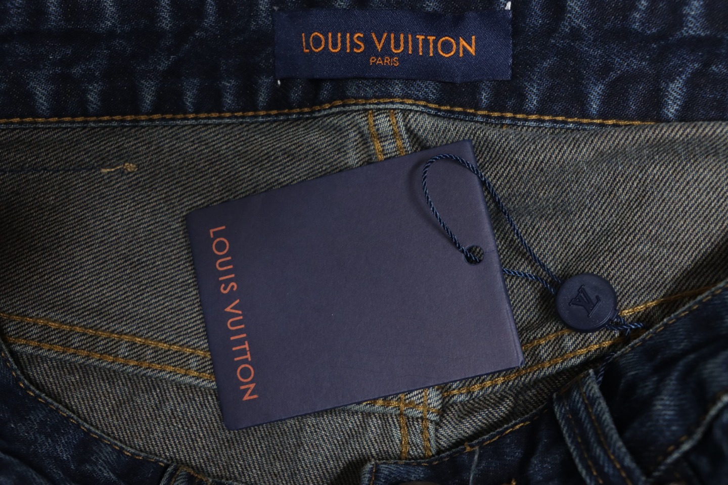 Louis Vuitton Tool Embroidery Jeans