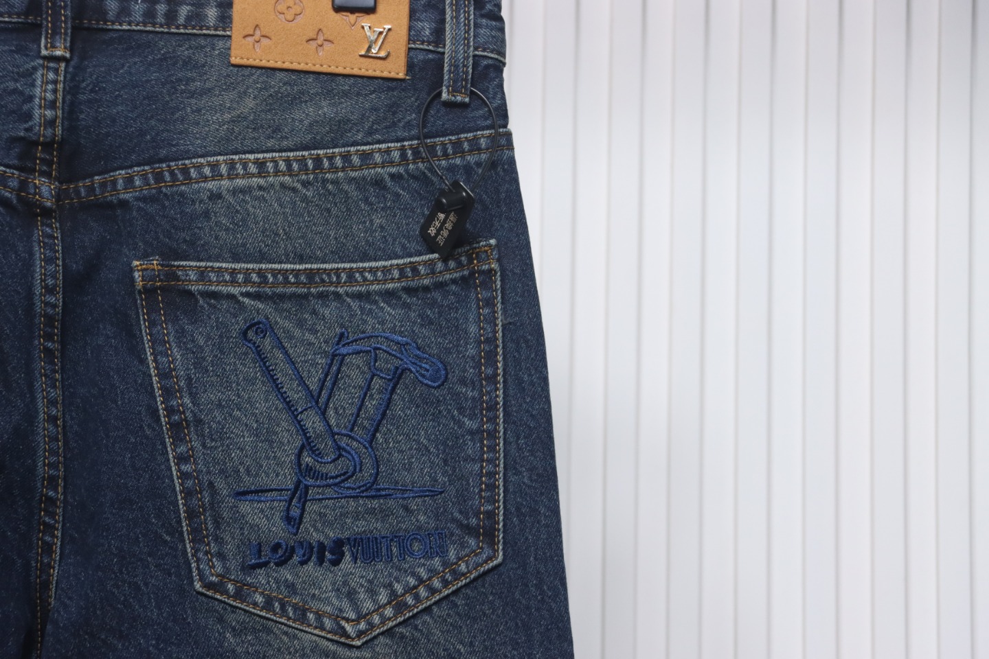 Louis Vuitton Tool Embroidery Jeans
