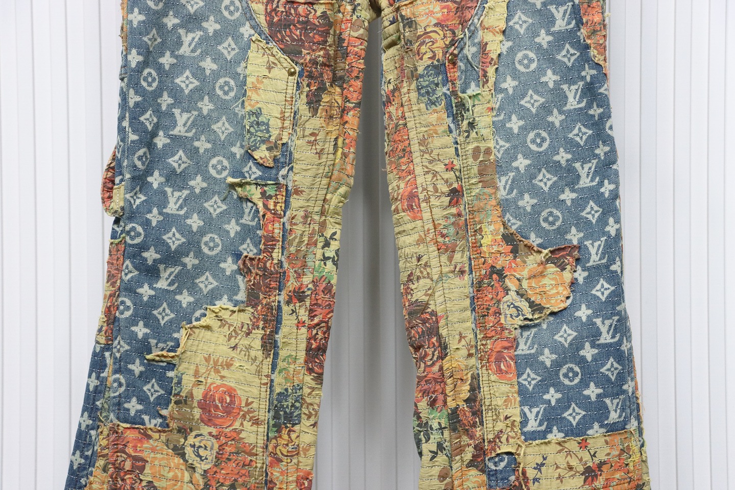 Louis Vuitton Vintage Rose Denim Pants