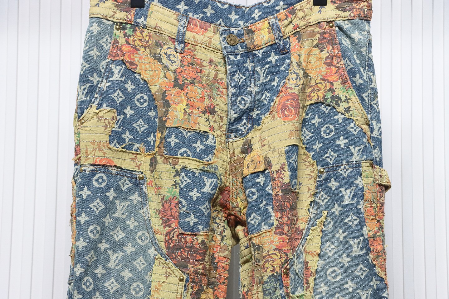 Louis Vuitton Vintage Rose Denim Pants